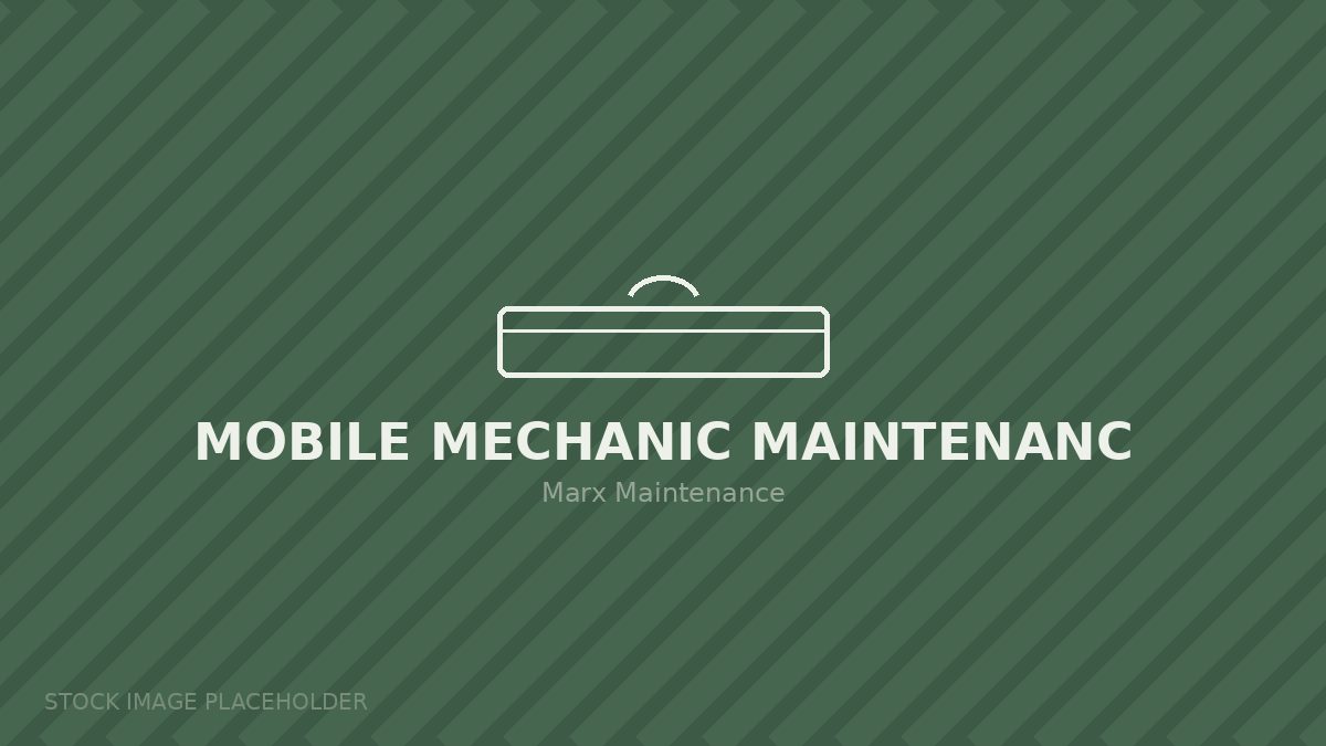 Mobile mechanic servicing a vehicle in a driveway near Albury